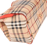 Burberry Nova-Check Monogram Haymarket Handbag