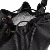 Louis Vuitton Noir Epi Leather Sac Noe Petit Shoulder Bag