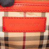 Burberry Nova-Check Monogram Haymarket Handbag