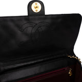 Chanel Quilted Lambskin 24K Gold Single Flap Shoulder Bag