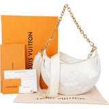 Louis Vuitton White Monogram Sac Over The Moon Shoulder Bag
