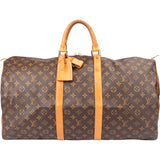 Louis Vuitton Canvas Monogram Keepall 55