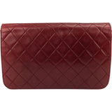 Chanel Quilted Lambskin 24K Gold Single Flap Crossbody Bag