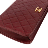 Chanel Quilted Lambskin 24K Gold Single Flap Crossbody Bag