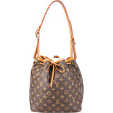 Louis Vuitton Canvas Monogram Sac Noe Petit Shoulder Bag