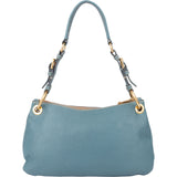 Prada Blue Leather Cleo Shoulder Bag