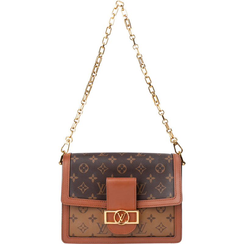 Louis Vuitton Canvas Monogram Dauphine MM Autres Shoulder Bag - vintageandkickz