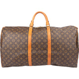 Louis Vuitton Canvas Monogram Keepall 60 Bandouliere