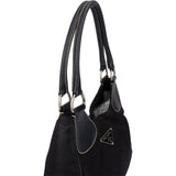 Prada Black Nylon Triangle Handbag