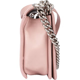 Chanel Quilted Lambskin Boy Single Flap Crossbody Bag