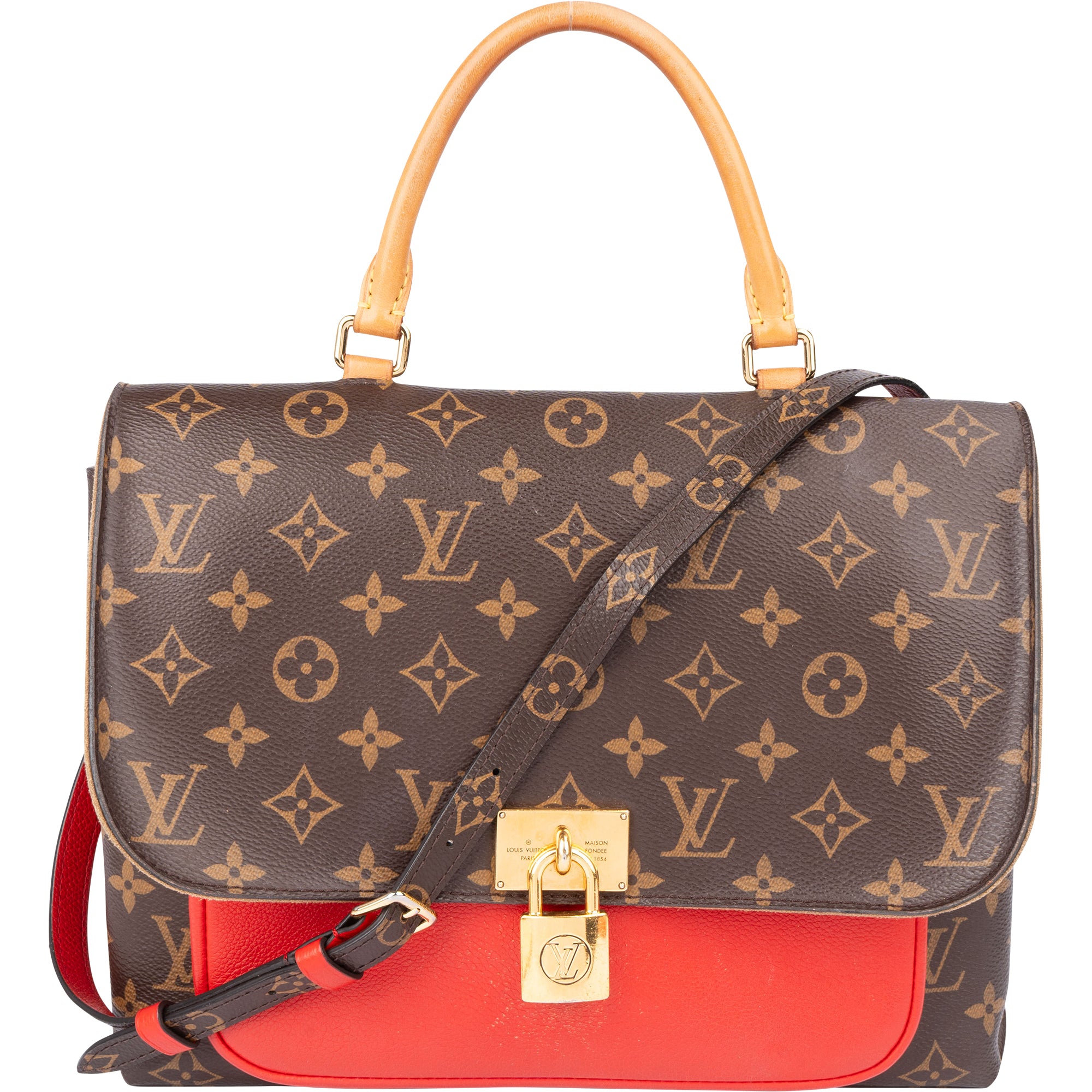 Louis Vuitton Canvas Monogram Marignan Handbag - vintageandkickz