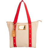 Louis Vuitton Cotton Antigua Cabas MM Handbag