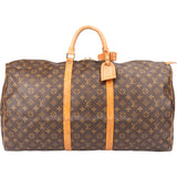 Louis Vuitton Canvas Monogram Keepall 60
