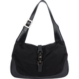 Gucci Classic Black Cotton Jackie Handbag