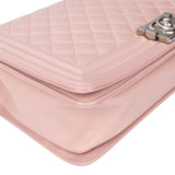 Chanel Quilted Lambskin Boy Single Flap Crossbody Bag