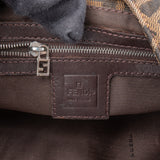 Fendi FF Monogram Baguette Buckle Shoulder Bag