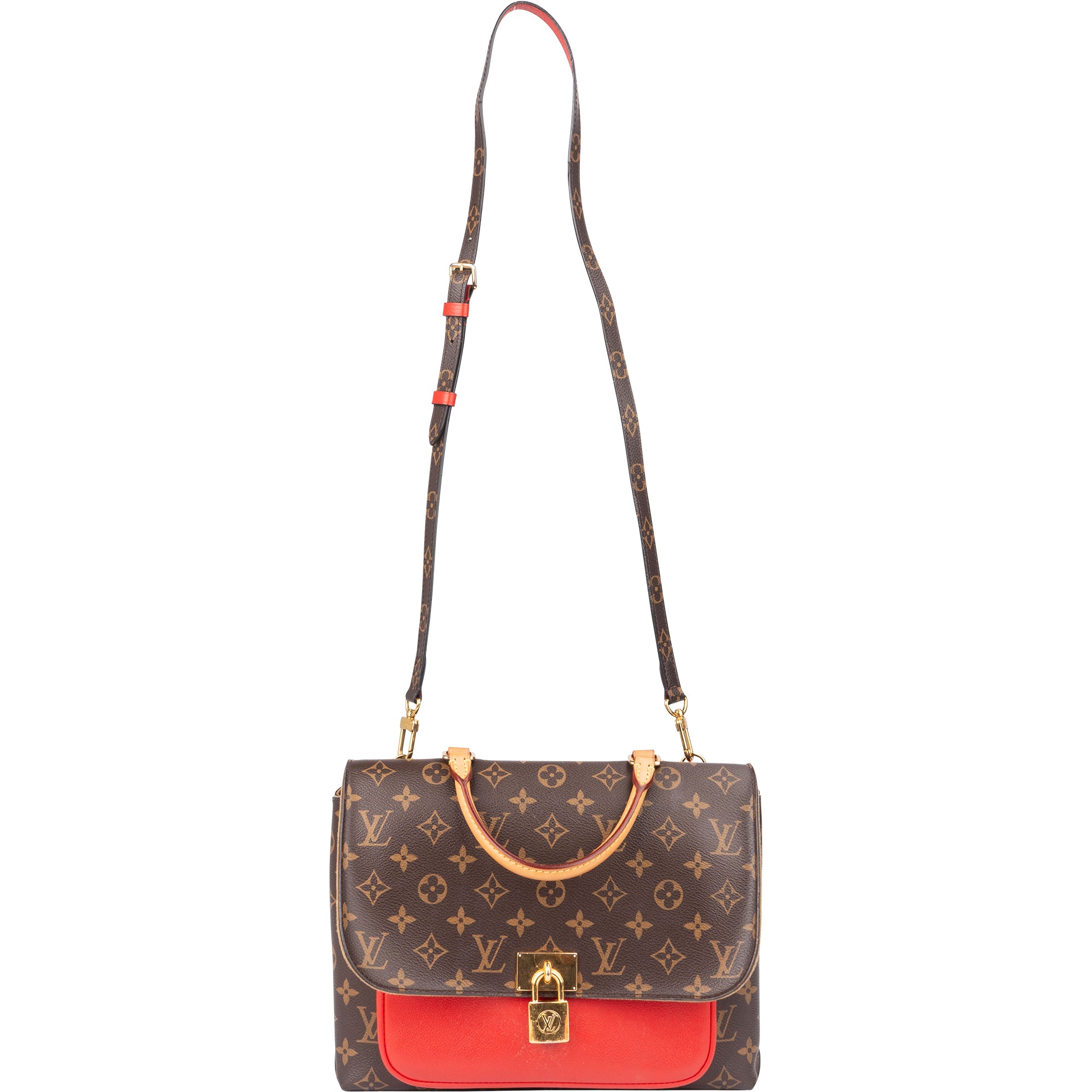 Louis Vuitton Canvas Monogram Marignan Handbag - vintageandkickz