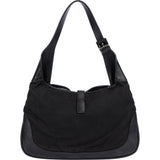 Gucci Classic Black Cotton Jackie Handbag