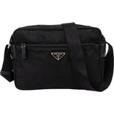 Prada Black Nylon Triangle Crossbody Bag