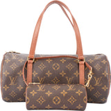 Louis Vuitton Canvas Monogram Papillon Handbag Set