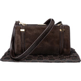 Gucci Brown Fur Shoulder Bag