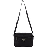 Prada Black Nylon Triangle Crossbody Bag