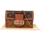 Louis Vuitton Canvas Monogram Dauphine Wallet On Chain Crossbody Bag