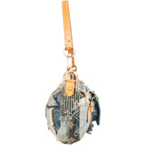 Louis Vuitton Denim Patchwork Monogram Pochette Shoulder Bag