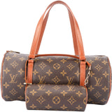 Louis Vuitton Canvas Monogram Papillon Handbag Set