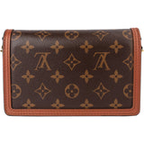 Louis Vuitton Canvas Monogram Dauphine Wallet On Chain Crossbody Bag