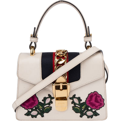 Gucci Limited Floral Mini Sylvie Handbag