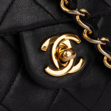 Chanel Quilted Lambskin 24K Gold Single Flap Crossbody Bag