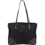Prada Black Nylon Triangle Shoulder Bag