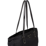 Prada Black Nylon Triangle Shoulder Bag