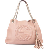 Gucci Pink Leather Soho Crossbody Bag