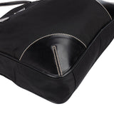 Prada Black Nylon Triangle Shoulder Bag