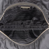 Prada Black Nylon Triangle Shoulder Bag
