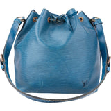 Louis Vuitton Bleu Epi Leather Sac Noe Petit Shoulder Bag