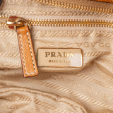 Prada Brown Leather Triangle Baguette Shoulder Bag