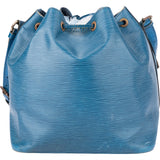 Louis Vuitton Bleu Epi Leather Sac Noe Petit Shoulder Bag