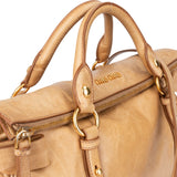 Miu Miu Classic Leather City Handbag