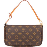Louis Vuitton Canvas Monogram Pochette Accessoire Handbag