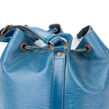 Louis Vuitton Bleu Epi Leather Sac Noe Petit Shoulder Bag