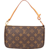 Louis Vuitton Canvas Monogram Pochette Accessoire Handbag