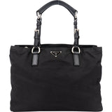 Prada Black Nylon Triangle Handbag