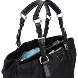 Prada Black Nylon Triangle Handbag