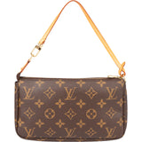 Louis Vuitton Canvas Monogram Pochette Accessoire Handbag