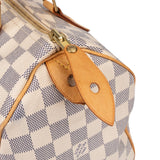 Louis Vuitton Damier Azur Monogram Speedy 25 Handbag