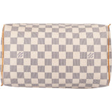 Louis Vuitton Damier Azur Monogram Speedy 25 Handbag