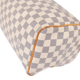 Louis Vuitton Damier Azur Monogram Speedy 25 Handbag